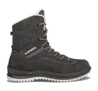 Lowa Winterstiefel Ella GTX (Veloursleder, wasserdicht) anthrazit/aprikose Mädchen